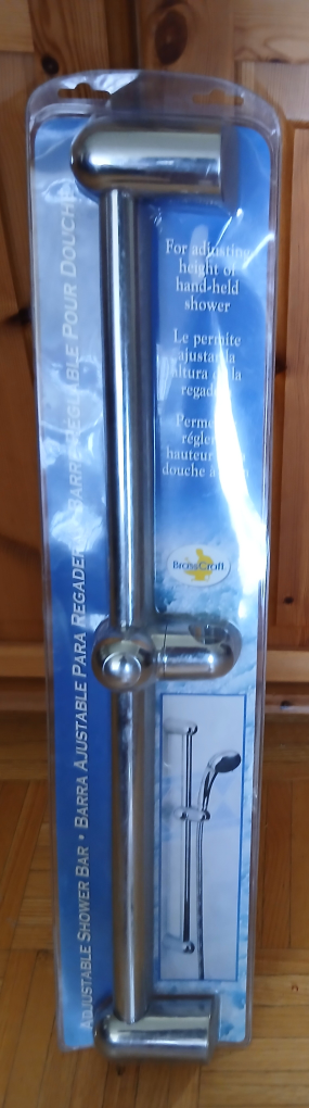 New BrassCraft Adjustable Shower Bar