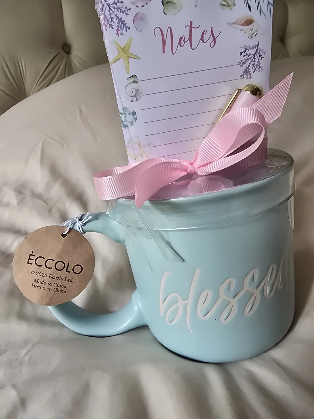 Éccolo "Blessed" Mug Listpad & Pen Gift Set