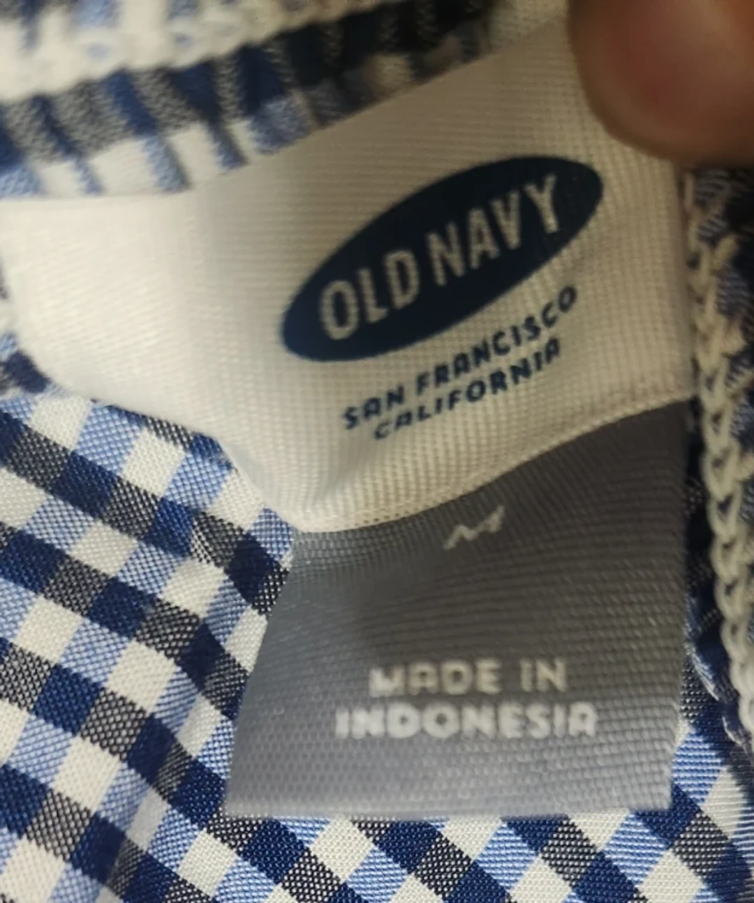 Old Navy Blue Gingham Dress - photo 3
