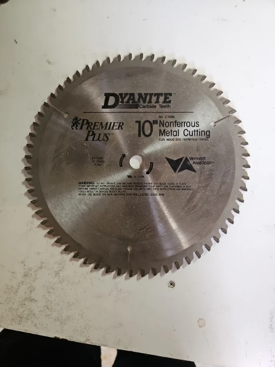 Dyanite Premier Plus 10" Nonferrous Metal Cutting Saw Blade