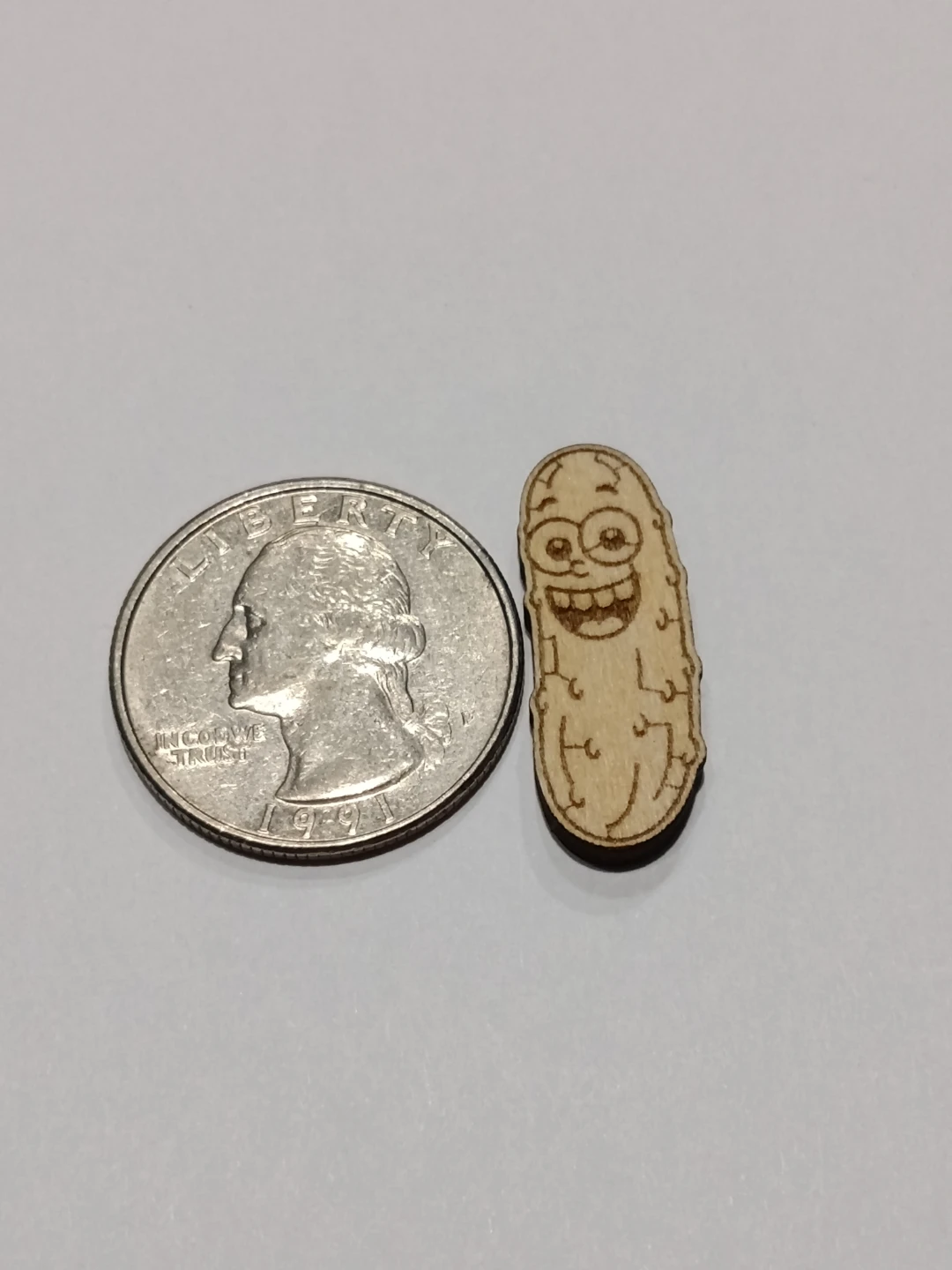 Pickle Wooden Charms - 100 pack - photo 3