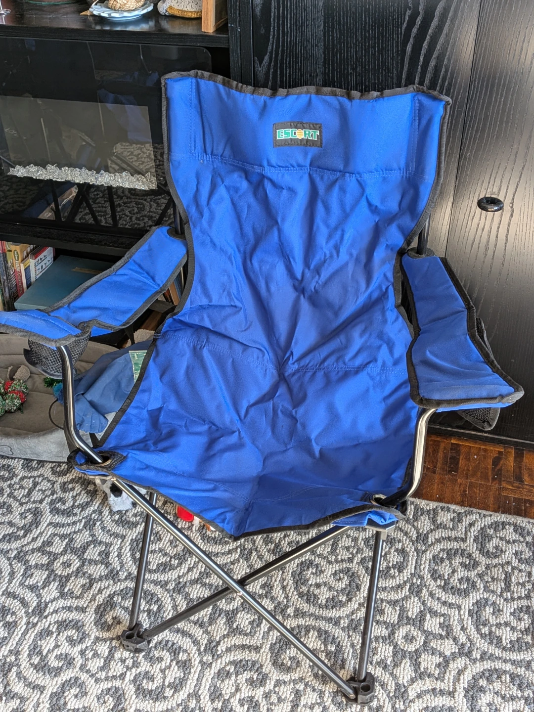 Blue ESCORT Camping Chair with Cup Holder - photo 4