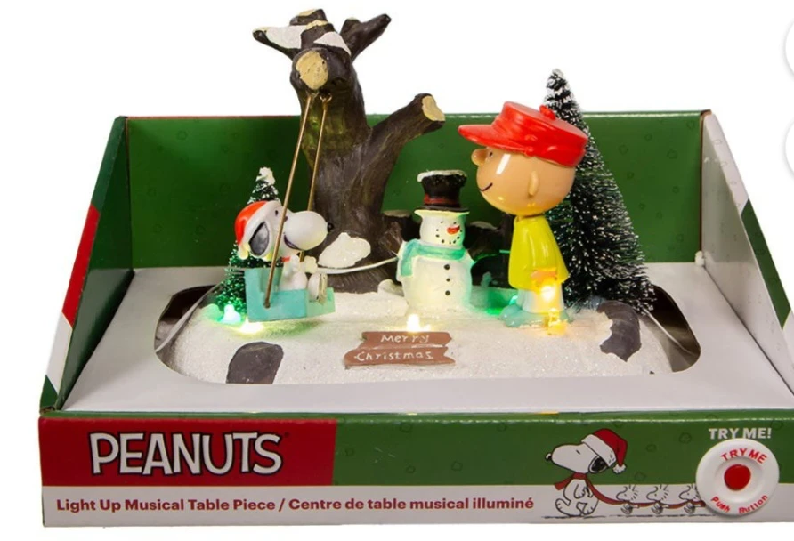 Peanuts Light Up Musical Table Piece - photo 2