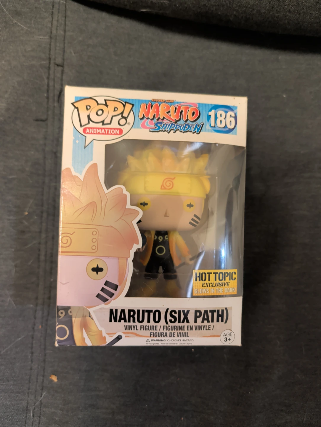 Funko Pop Naruto Six Path 186 Hot Topic Exclusive