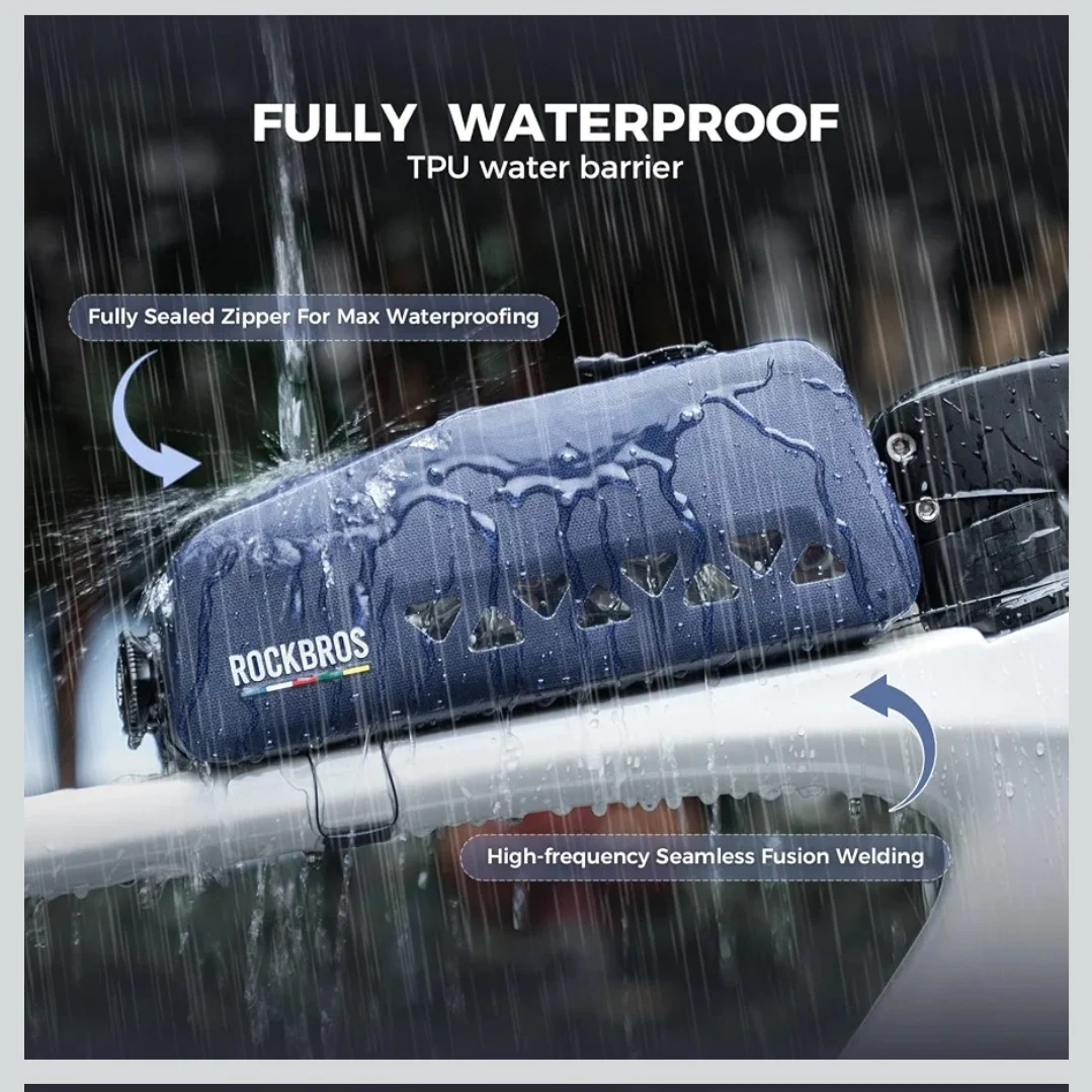 Rockbros Waterproof Bike Frame Bag - photo 3