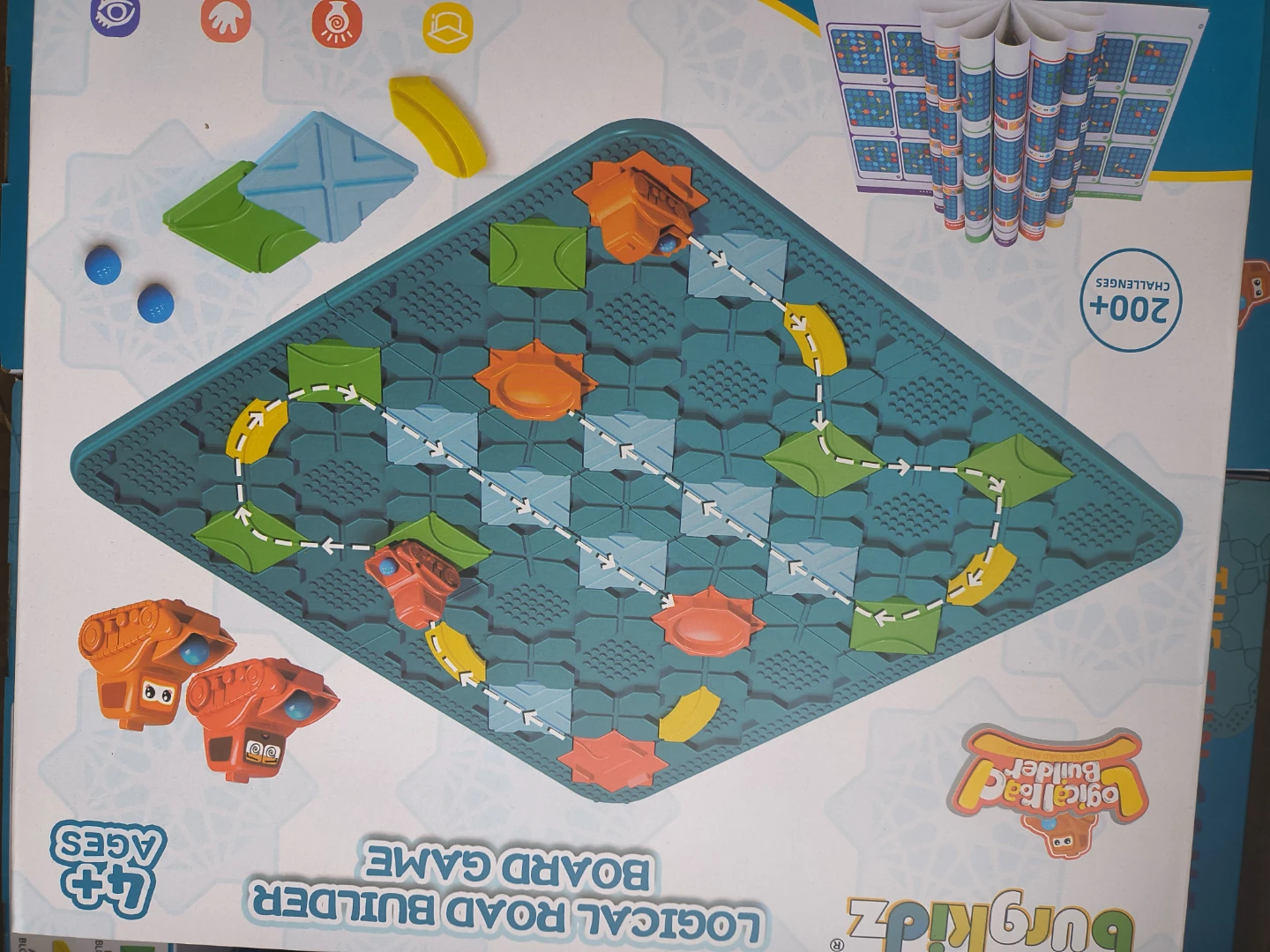 Bug Kidz Logical Road Builder Board Game - photo 4