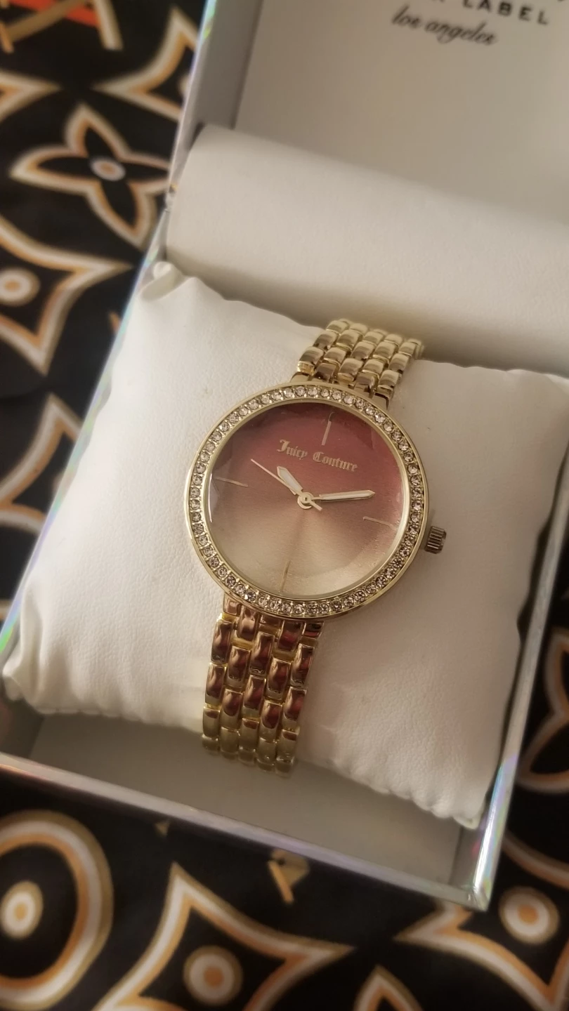 Juicy Couture Black Label Rose Gold Pink Dial Watch - photo 2