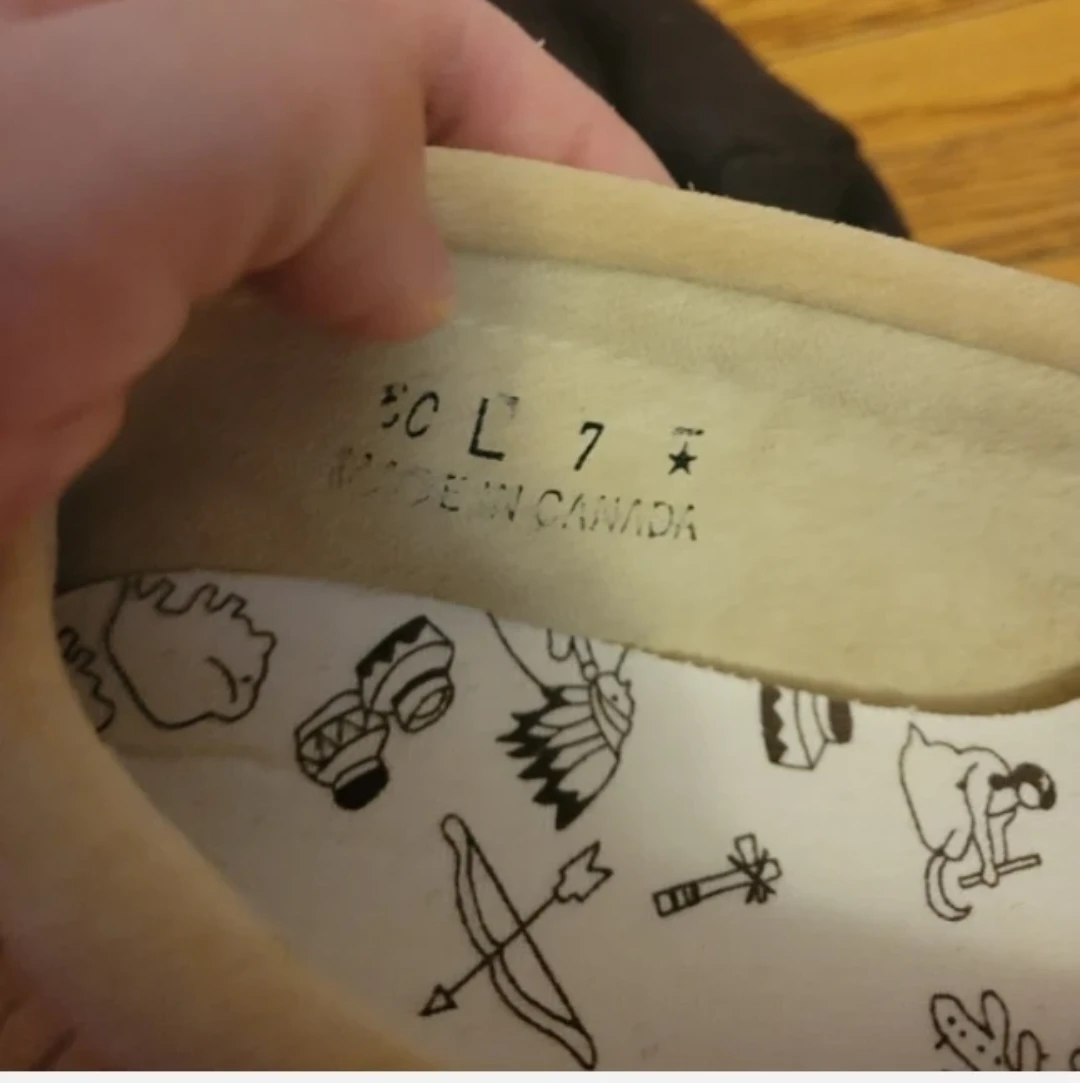 NEW sz 7 women's leather Laurentian Chief moccasins - photo 3
