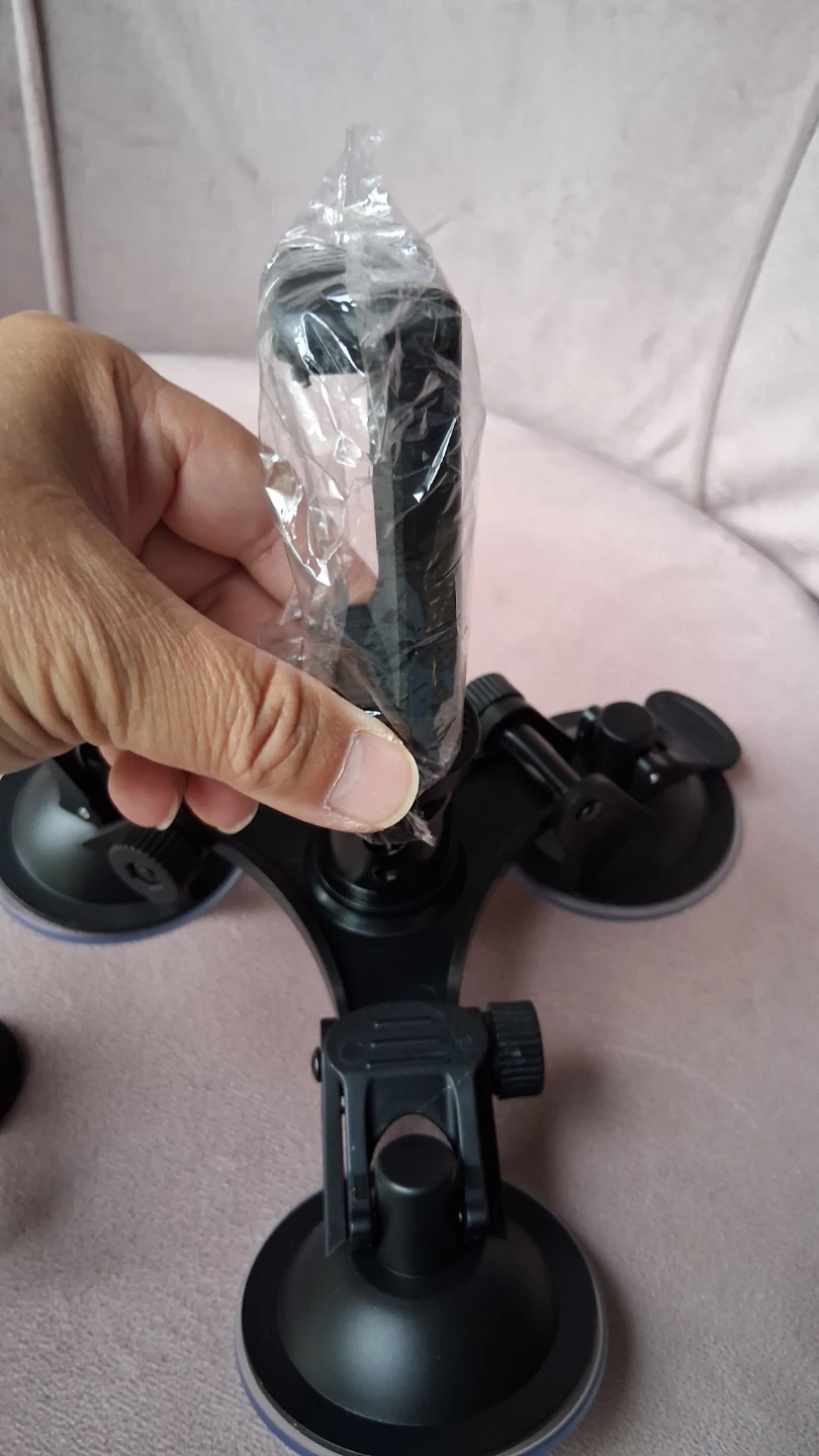 Triple Suction Cup car windshield insta360 phone GoPro Hero - photo 5