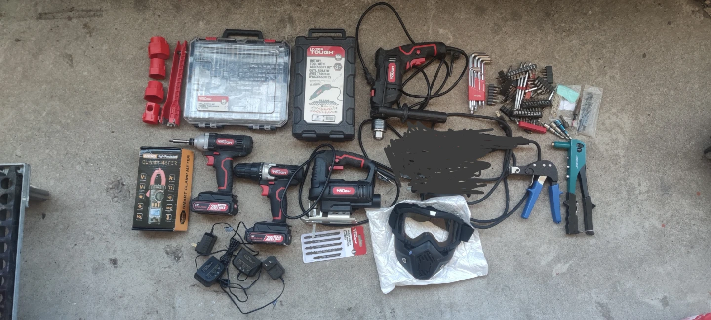 Hyper Tough Power Tool Set with Accessories