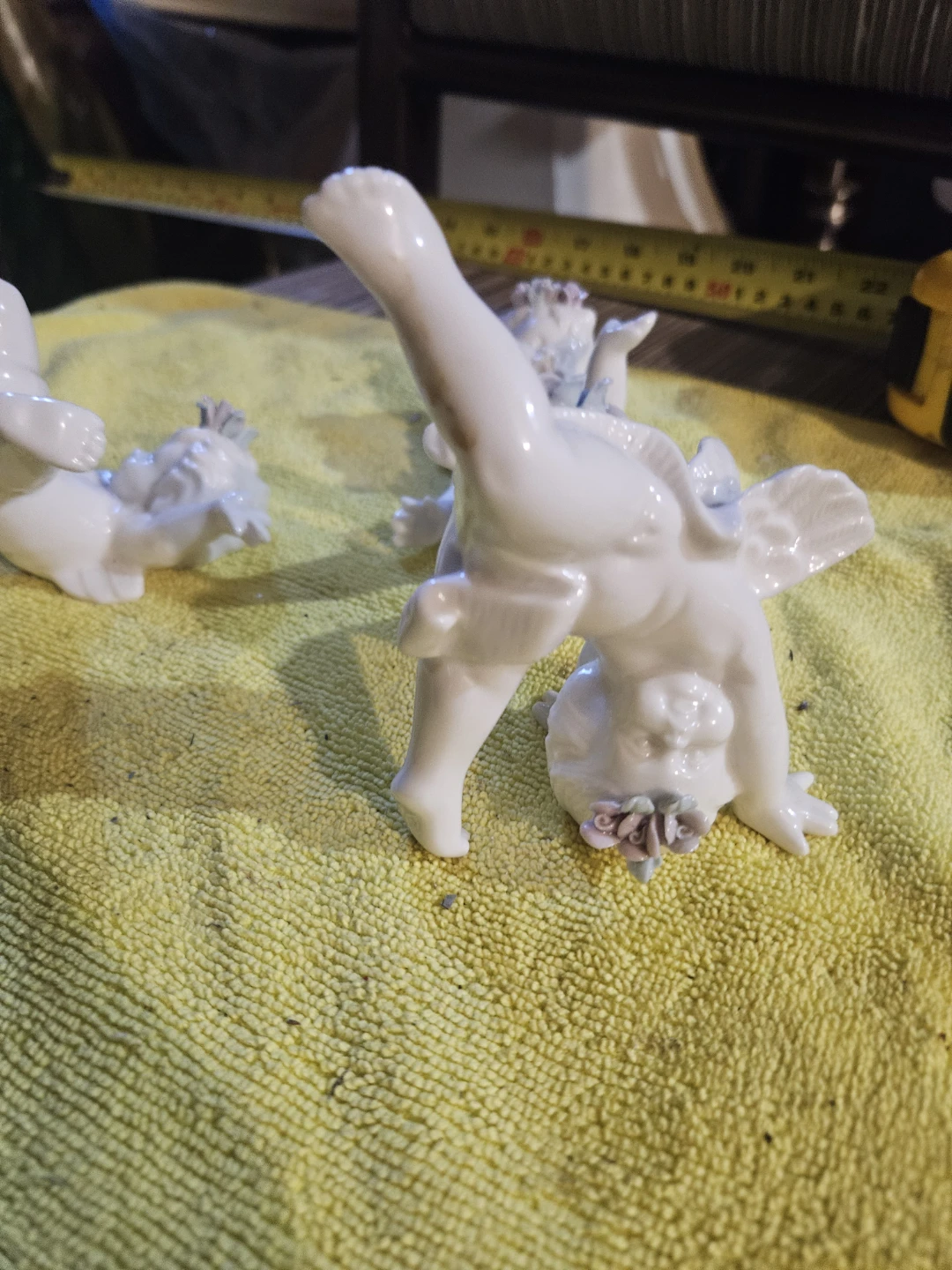 Porcelain Cherub Figurines (Set of 3) - photo 5