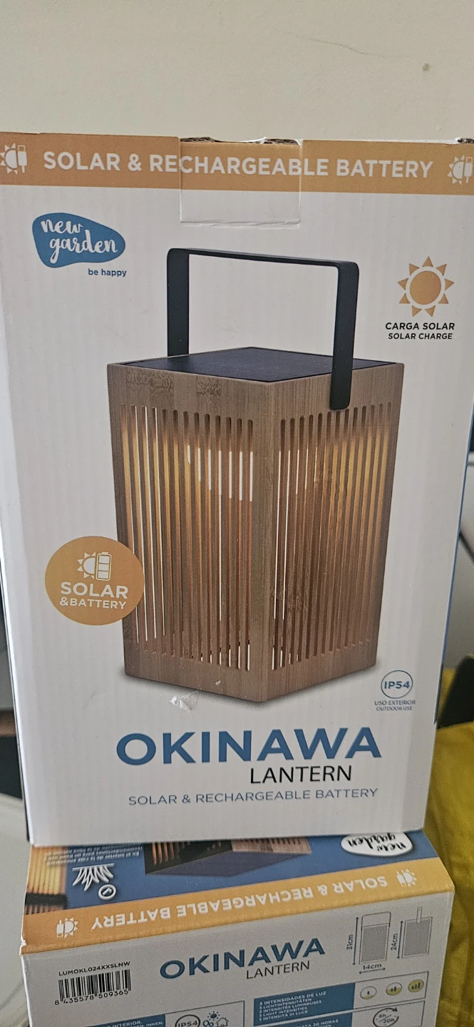 New Garden Okinawa Solar & Rechargeable Lantern - photo 2