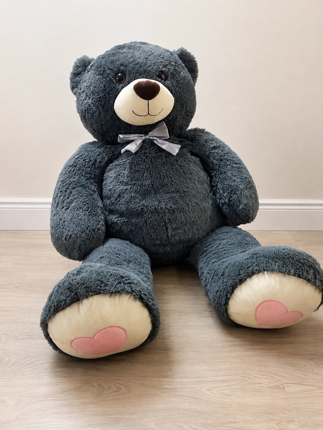 Light Time Toys Giant Teddy Bear - Grey - photo 3