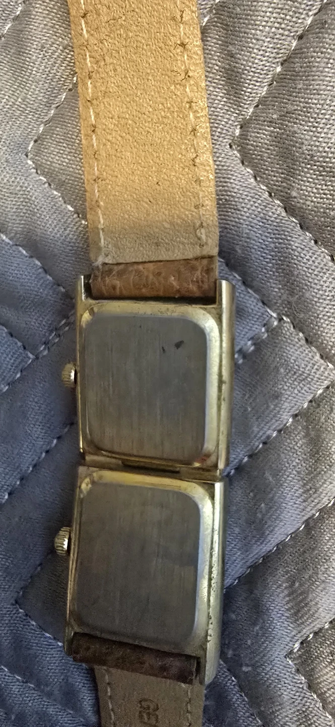 Ladies vintage Fali Dual dial Leather Strap - photo 4