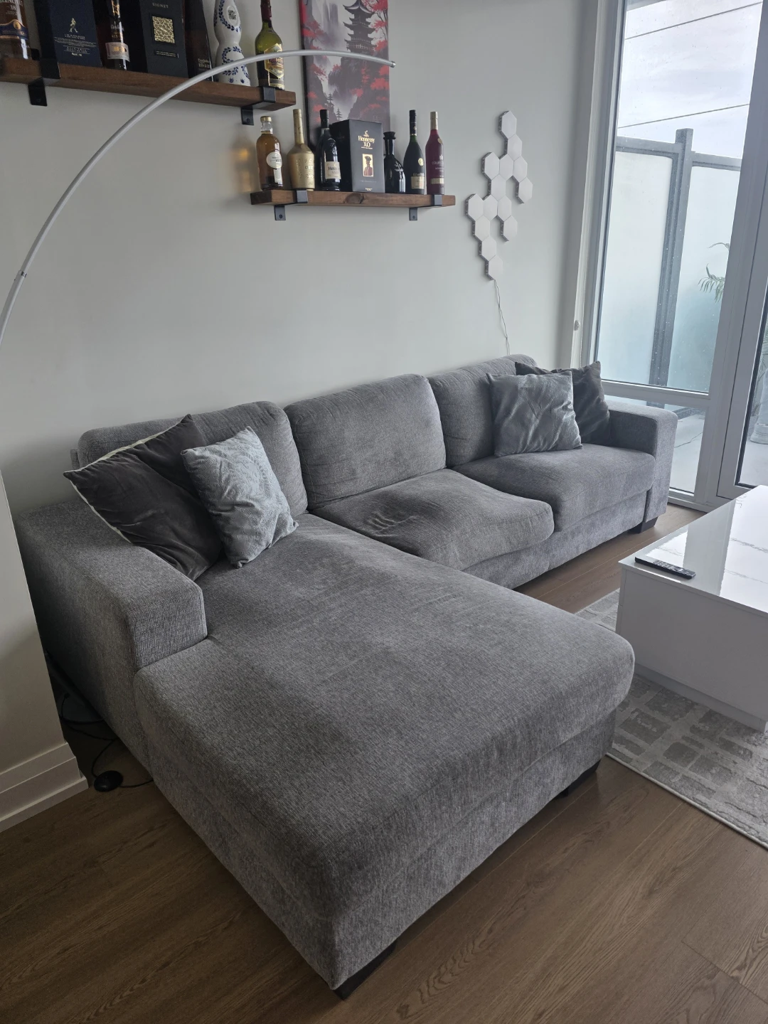 Grey Sectional Sofa - photo 4