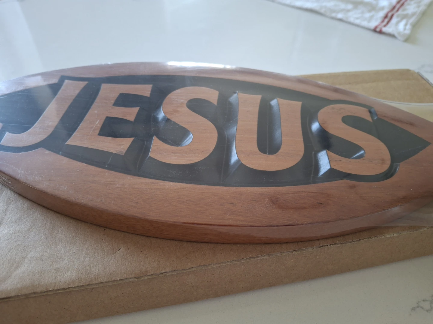 Shalom Jesus Fish Wall Decor - photo 2
