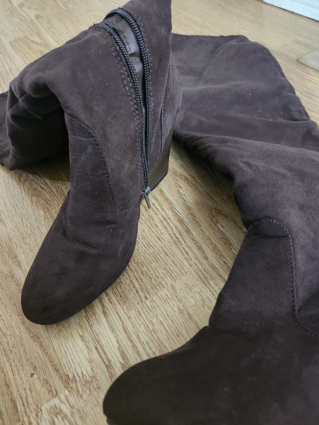 Brown Wedge Boots Brand New - photo 3