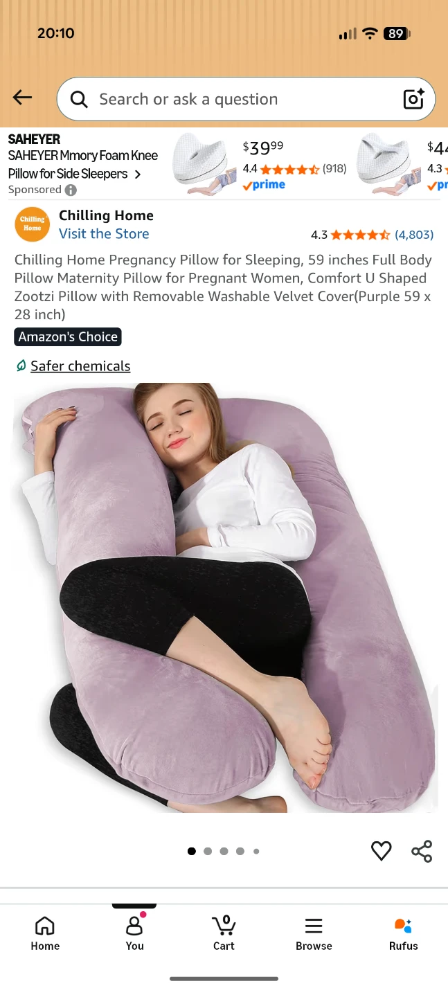 Brand New / Unopened: U-Shaped Body Pregnancy Pillow - photo 3