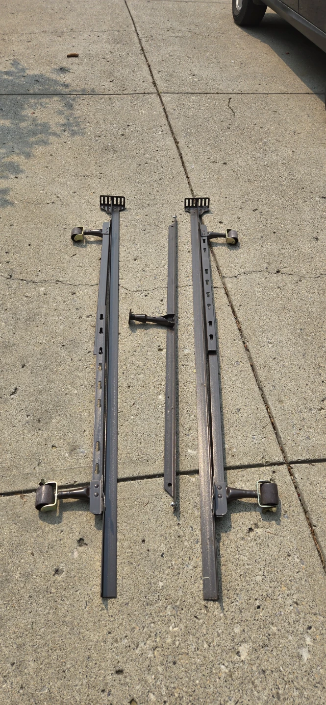 Adjustable Metal Bed Frame with Headboard Mounts