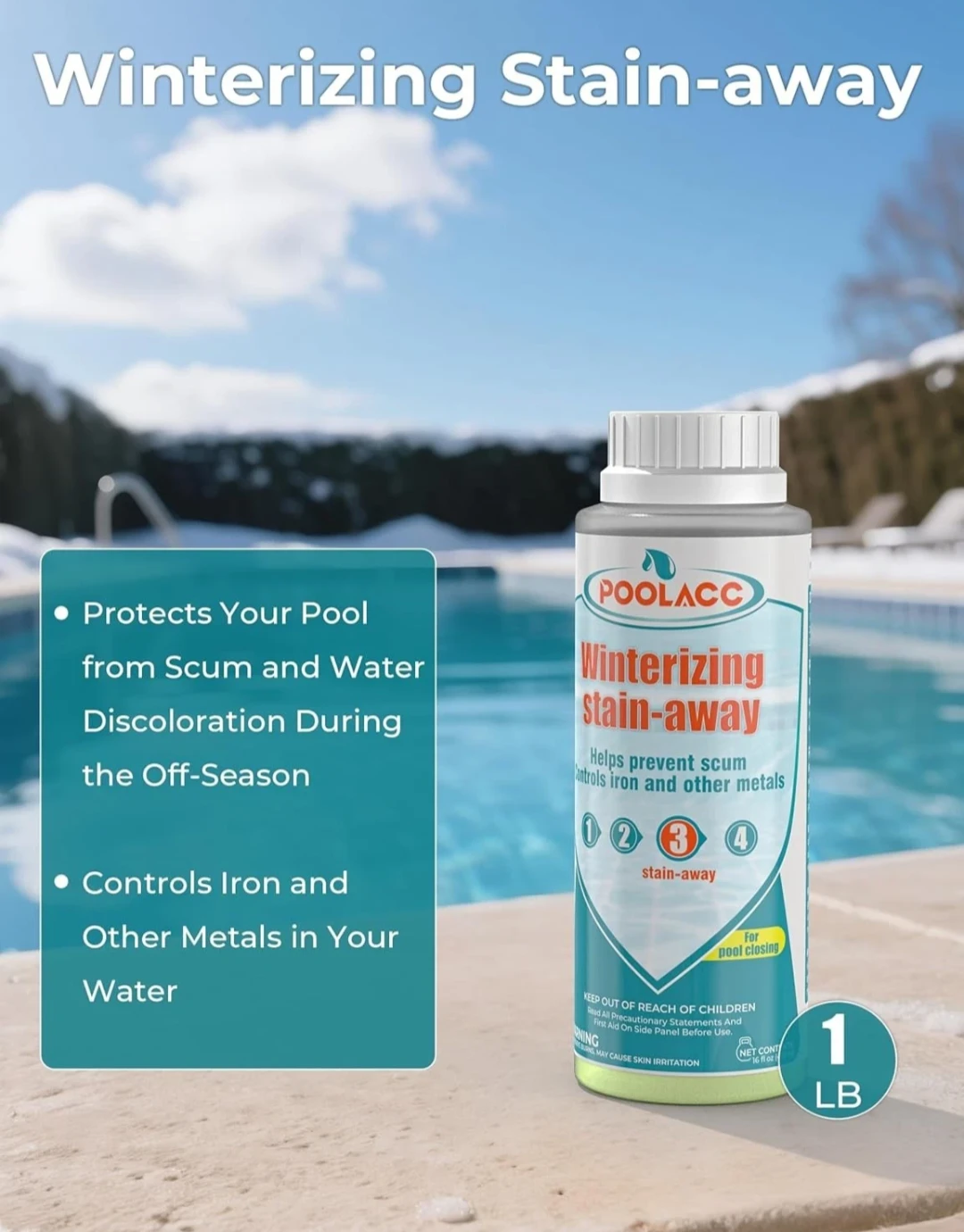 New deluxe winter pool closing kit for 35,000 gallons - photo 4