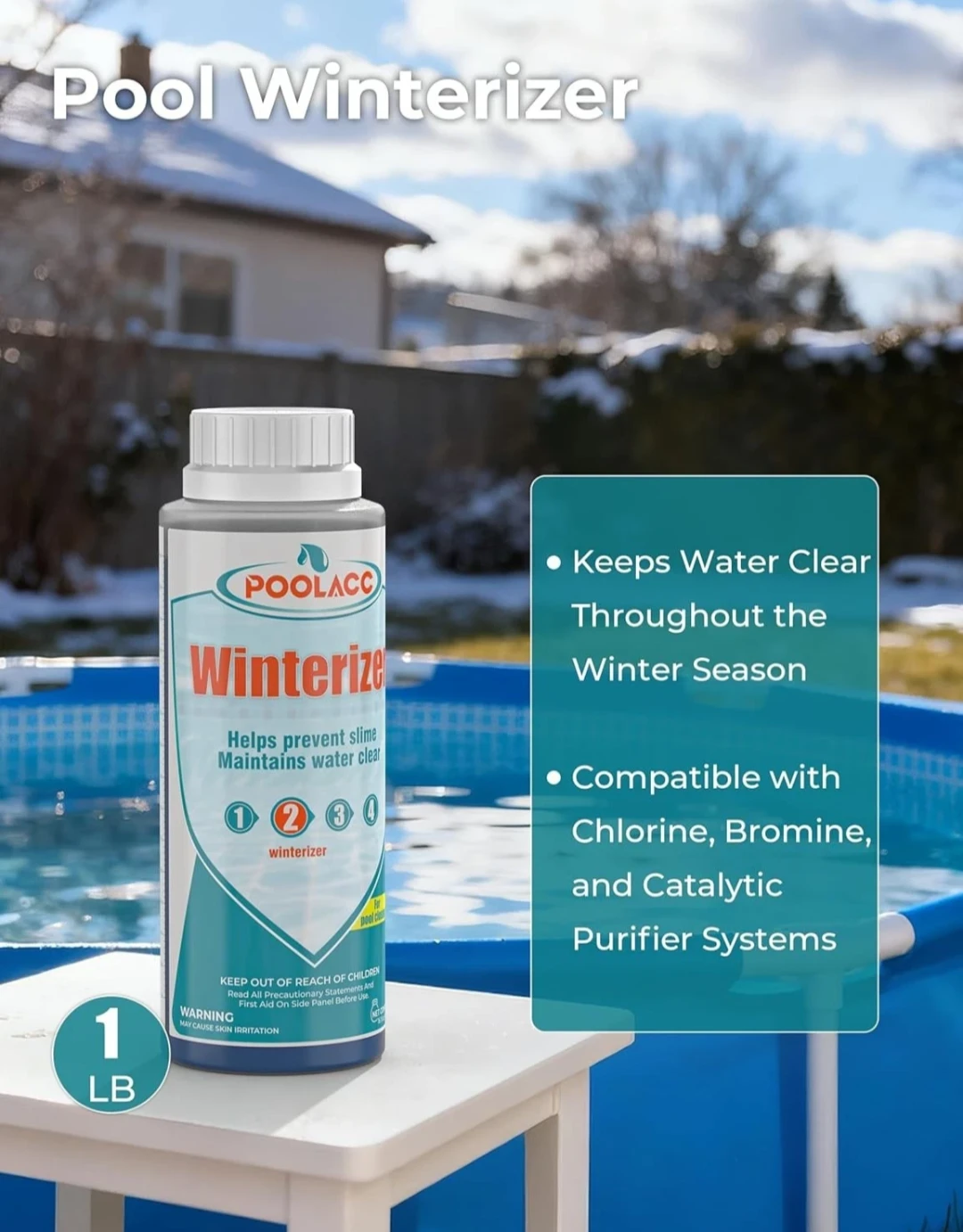 New deluxe winter pool closing kit for 35,000 gallons - photo 5