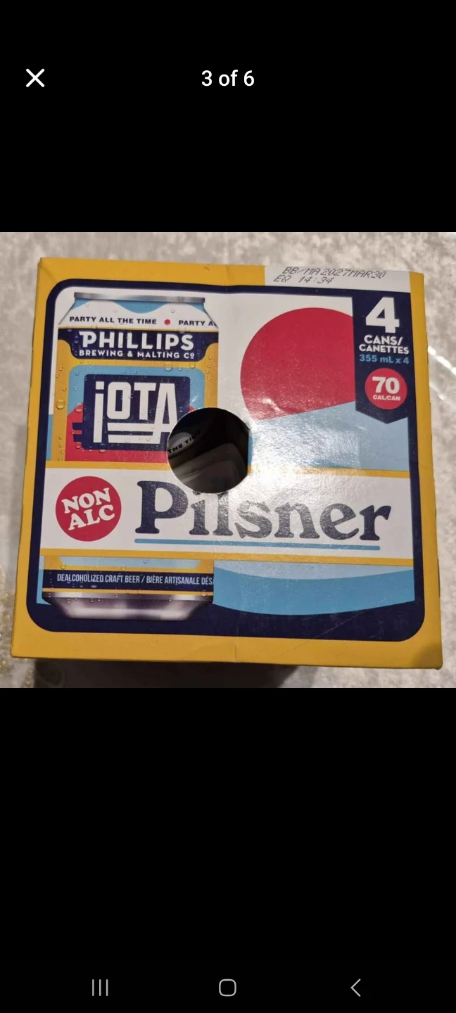 Phillips Brewing iOTA Non-Alc Pale Ale & Pilsner - photo 2