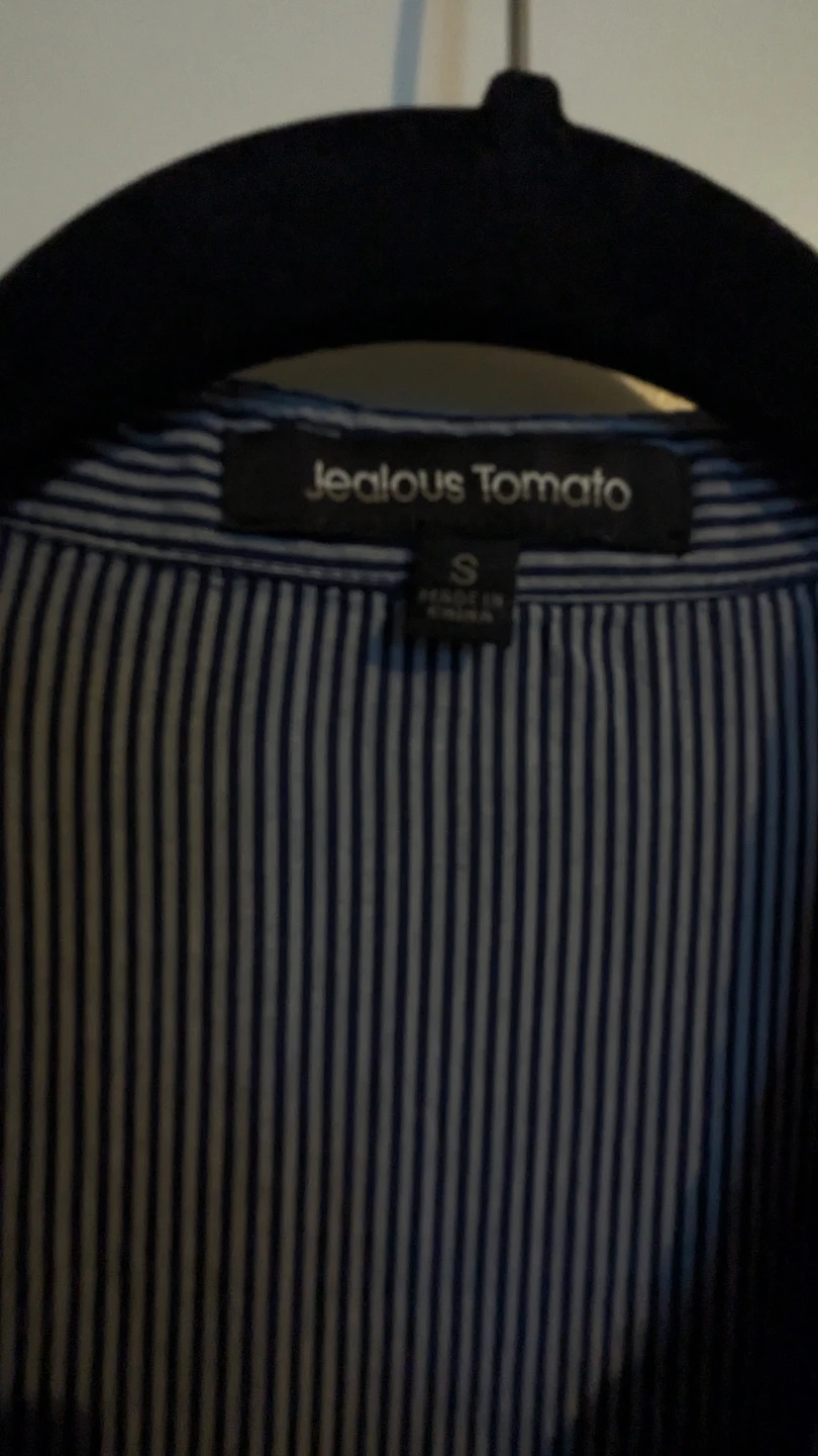 Jealous Tomato Striped Shirt Dress - photo 2