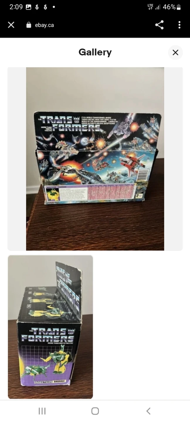 Transformers G1 Insecticon Barrage Action Figure - photo 2