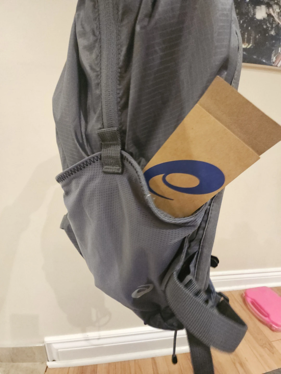 ASICS Grey Running Backpack