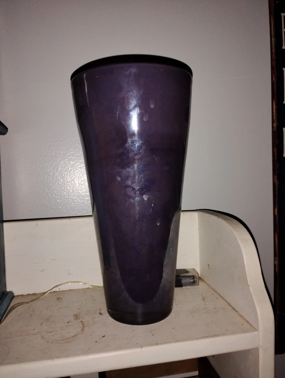 Vintage Murano Purple Glass Vase - photo 3