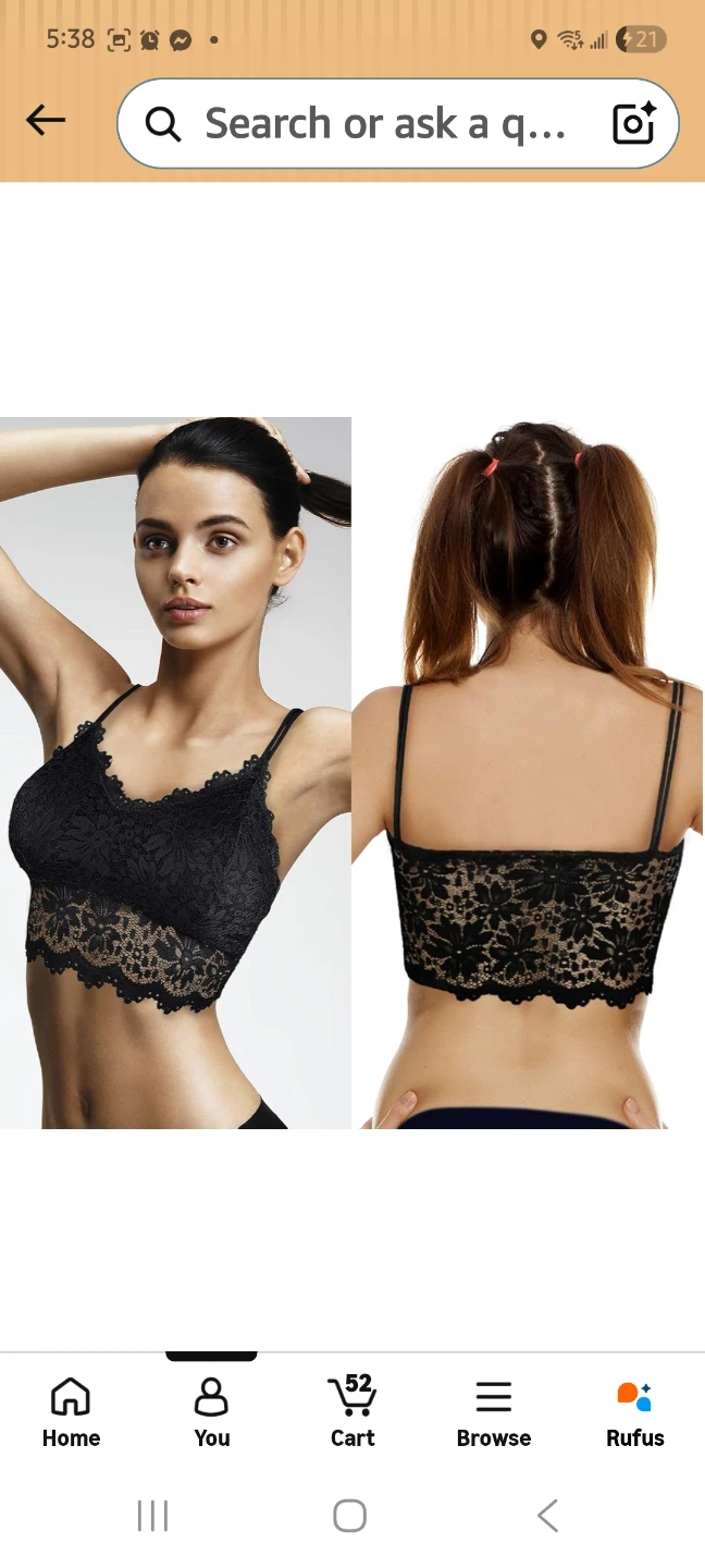 Lace Bralette Tops (Set of 5) - photo 4