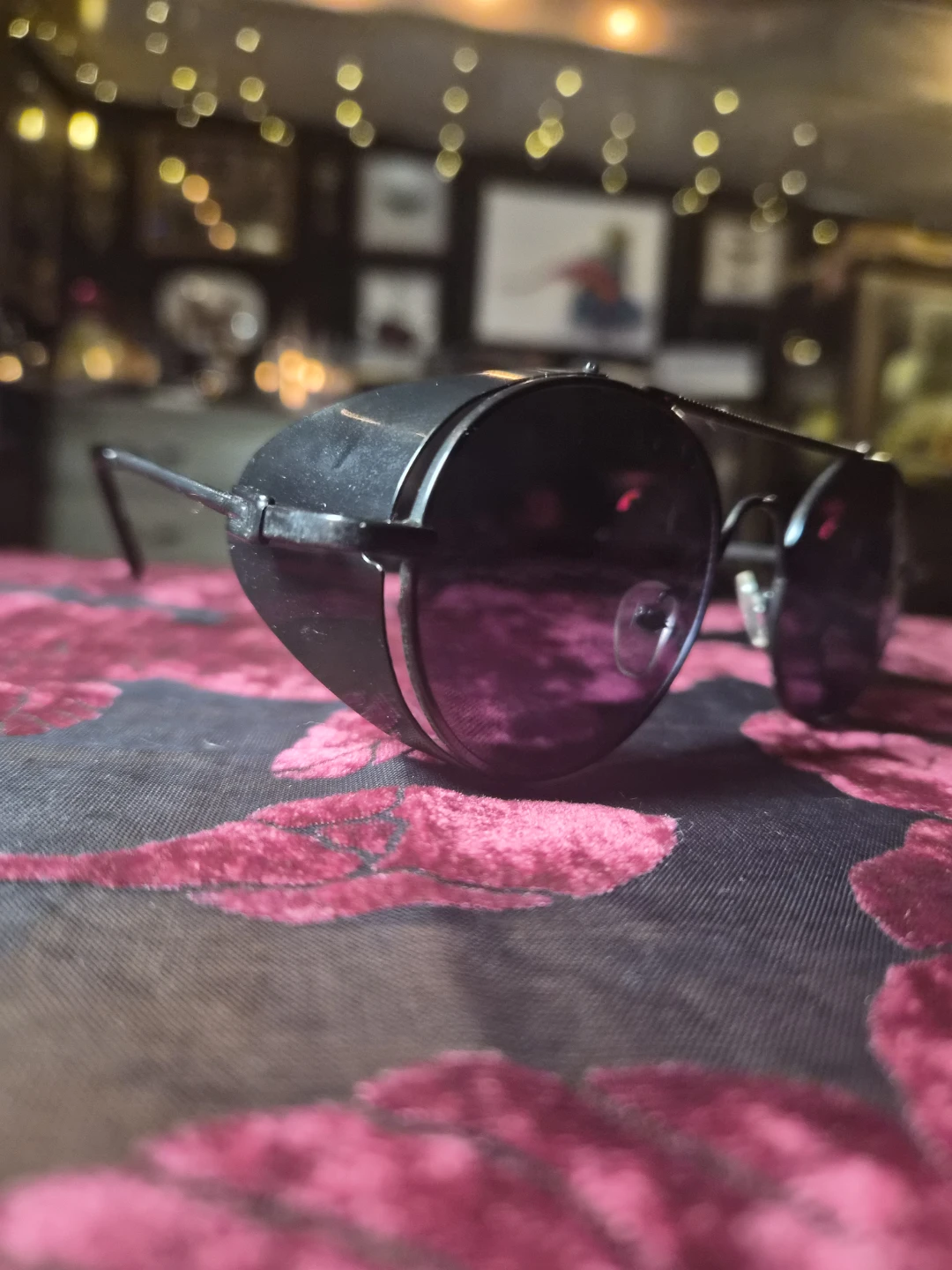 Steampunk Side Shield Sunglasses