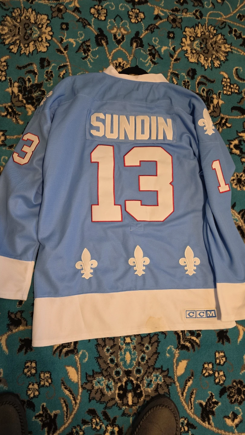 CCM Quebec Nordiques Mats Sundin Jersey - photo 2
