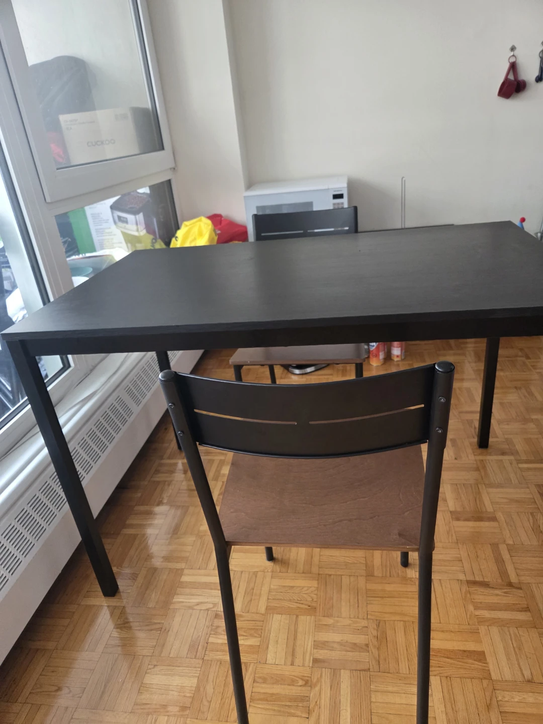 Moving sale - Dining table with two chairs
