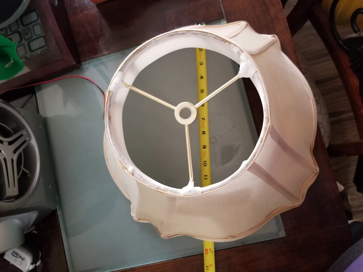 Silk Beige Lampshade - photo 3