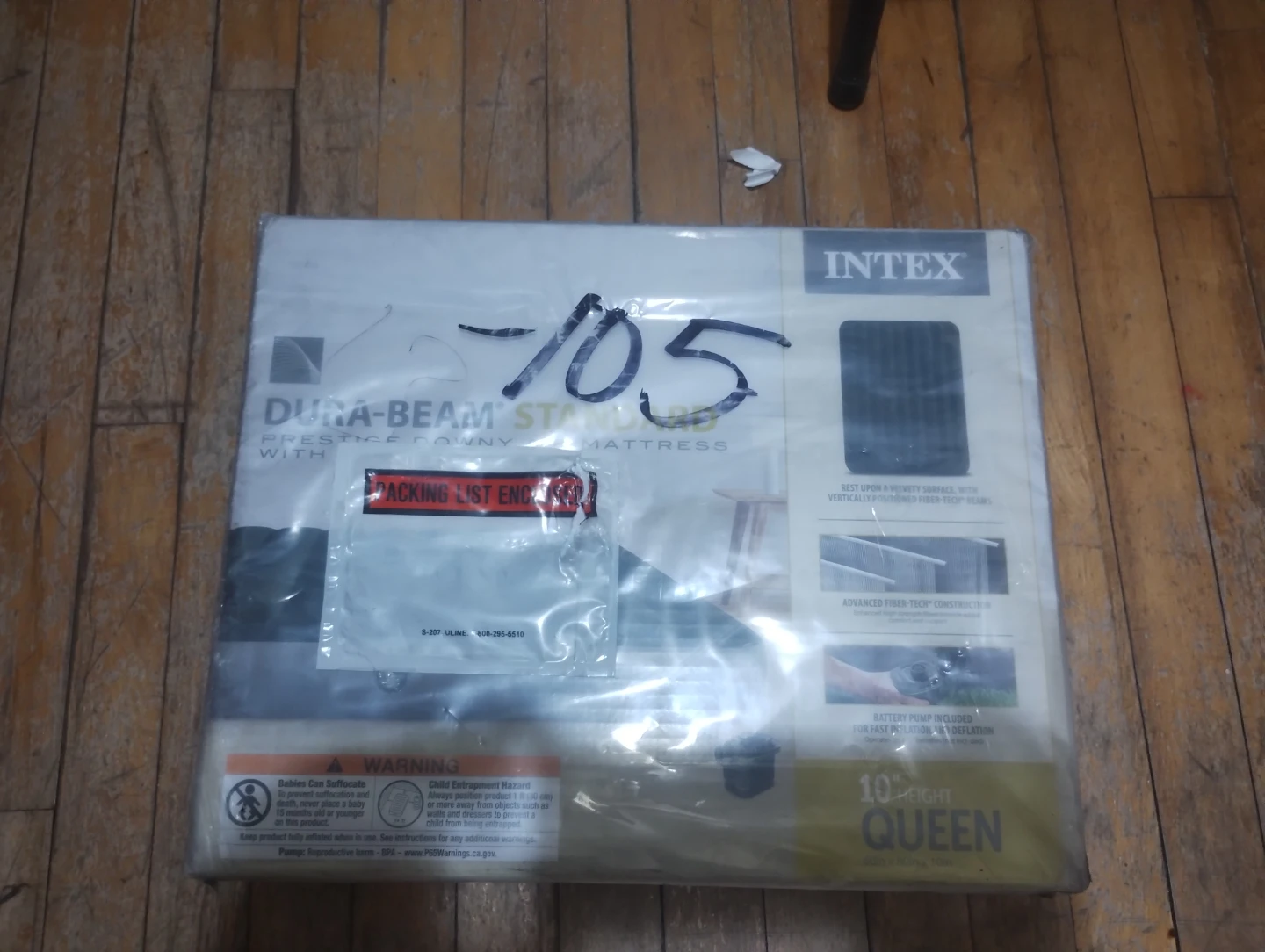 INTEX Dura-Beam QueenAir Mattress – New/Unused in Box