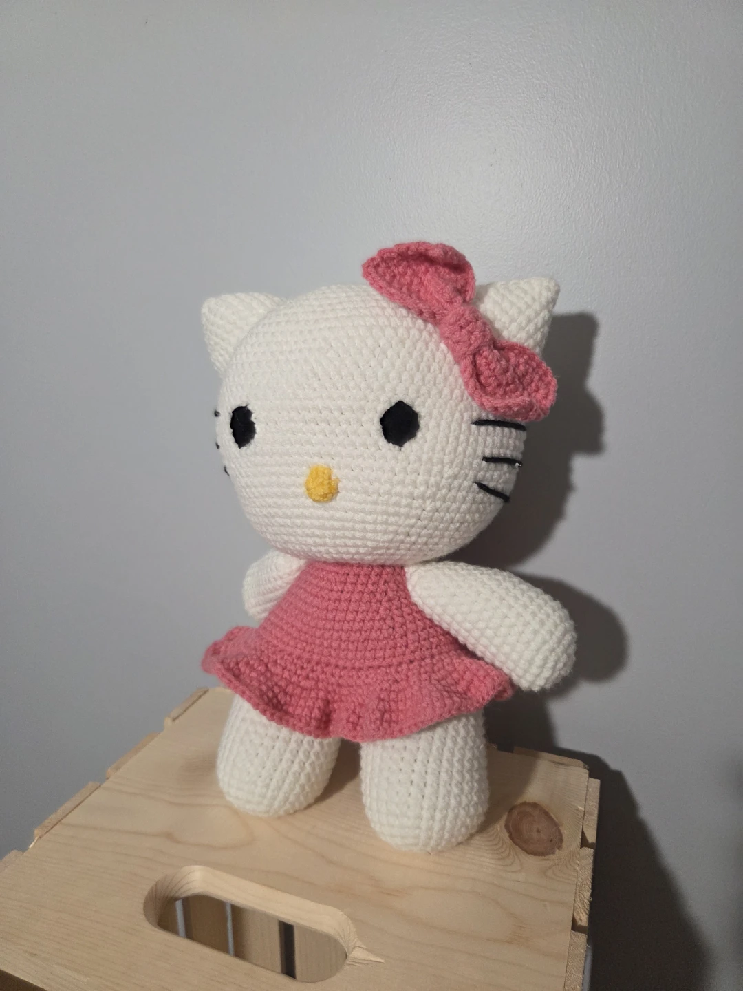 Handmade Crochet Hello Kitty Plush Toy