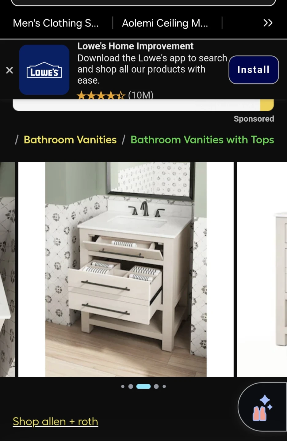 Allen + Roth Kennilton 30-in Vanity - photo 3