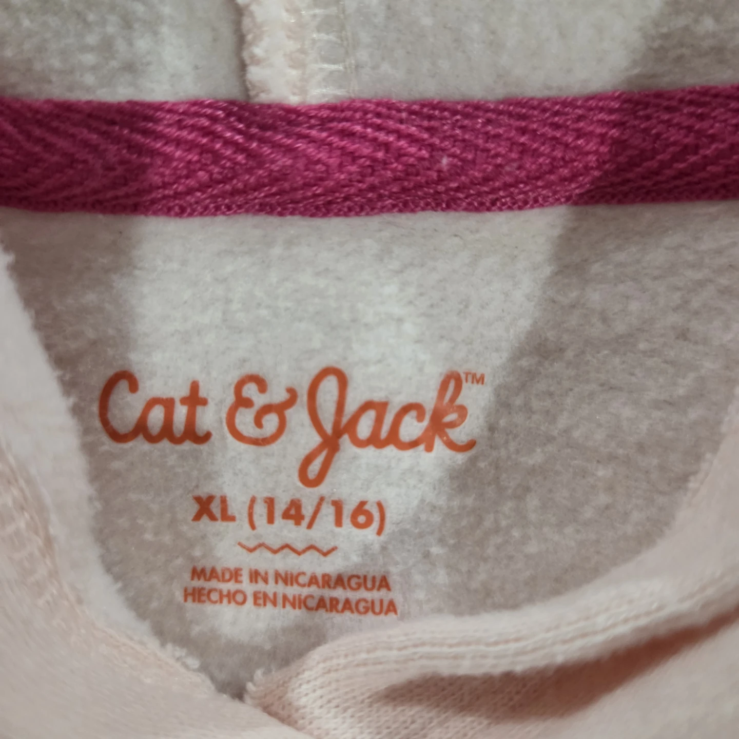Cat & Jack Pink Unicorn Hoodie XL (14/16) - photo 3
