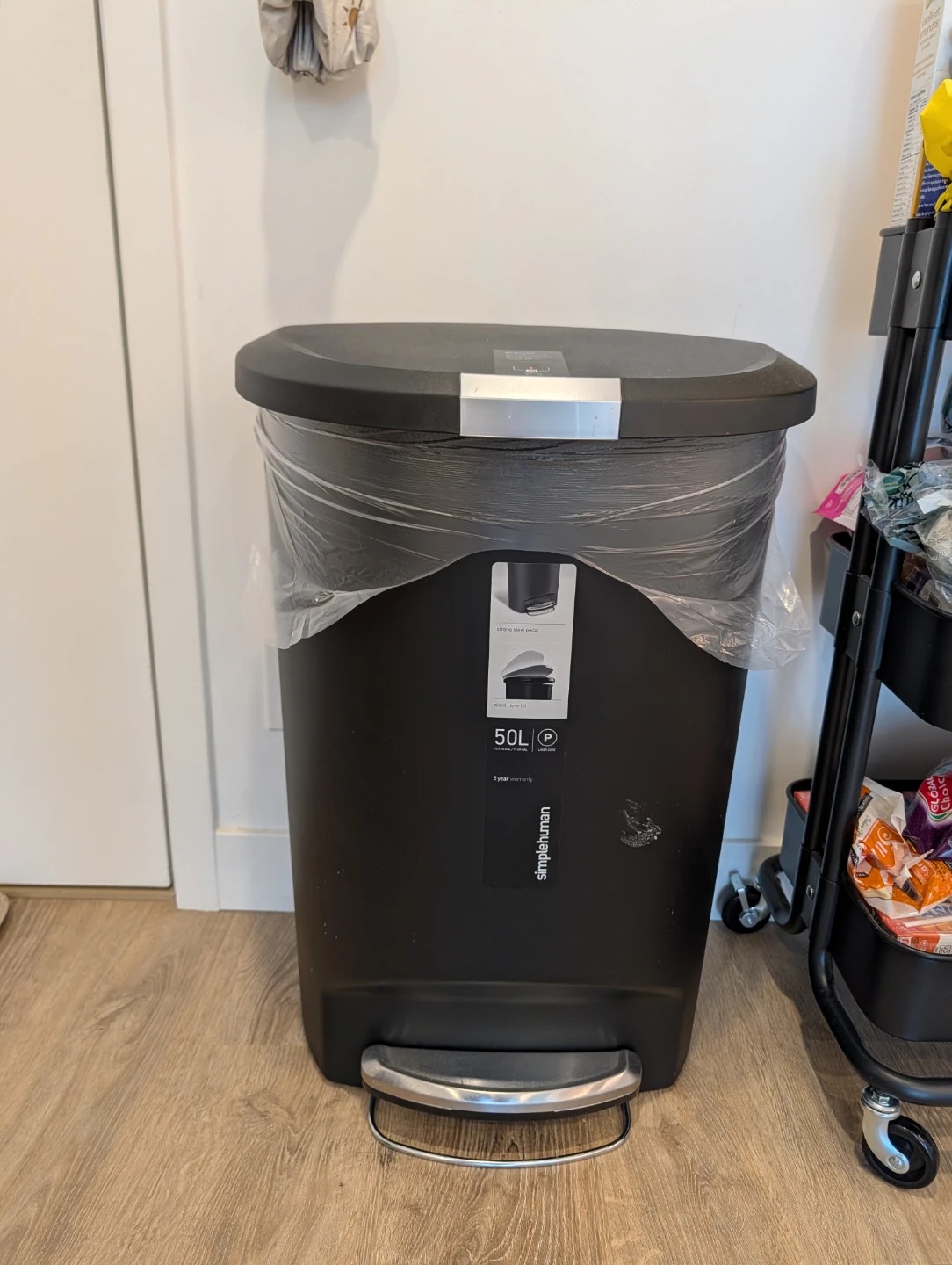 simplehuman 50L Step Trash Can