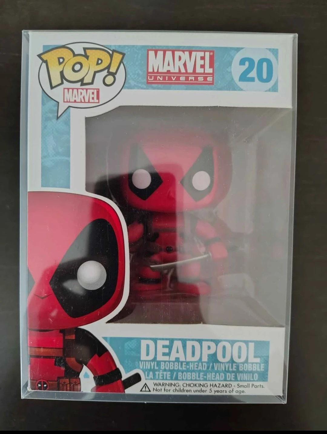 Funko Pop Marvel Deadpool #20 Vinyl Bobble-Head w/ Protector