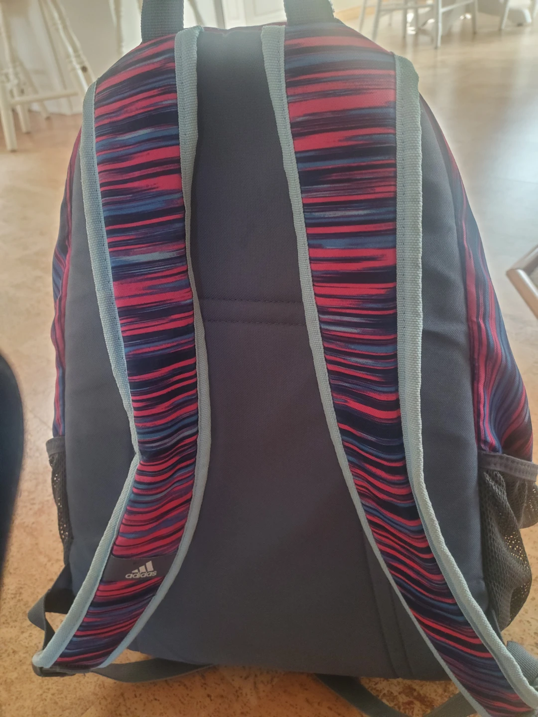 Adidas Backpack - Pink/Blue Stripes - photo 2