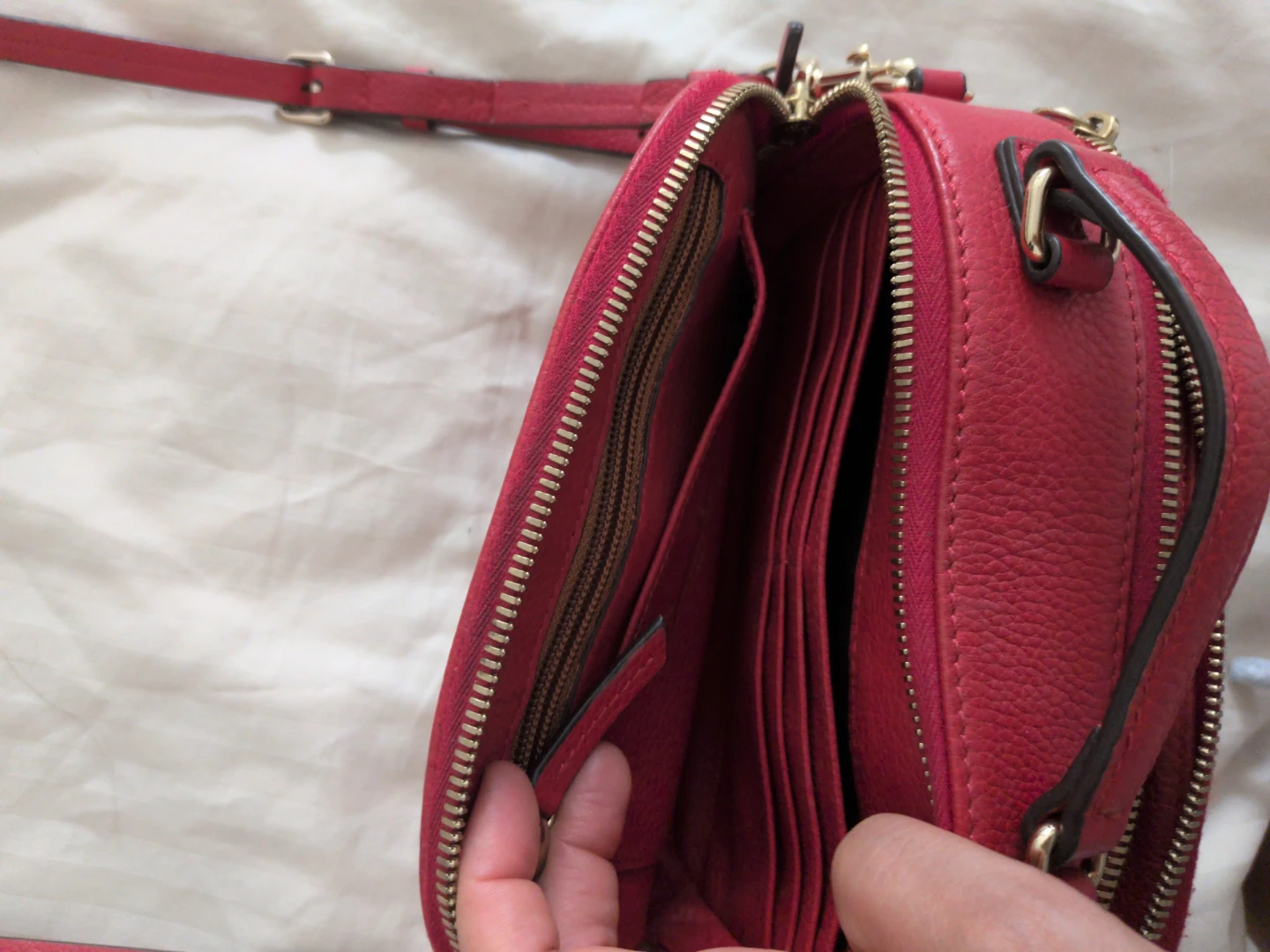 Dooney & Bourke Crossbody Bag - Red Leather - photo 4