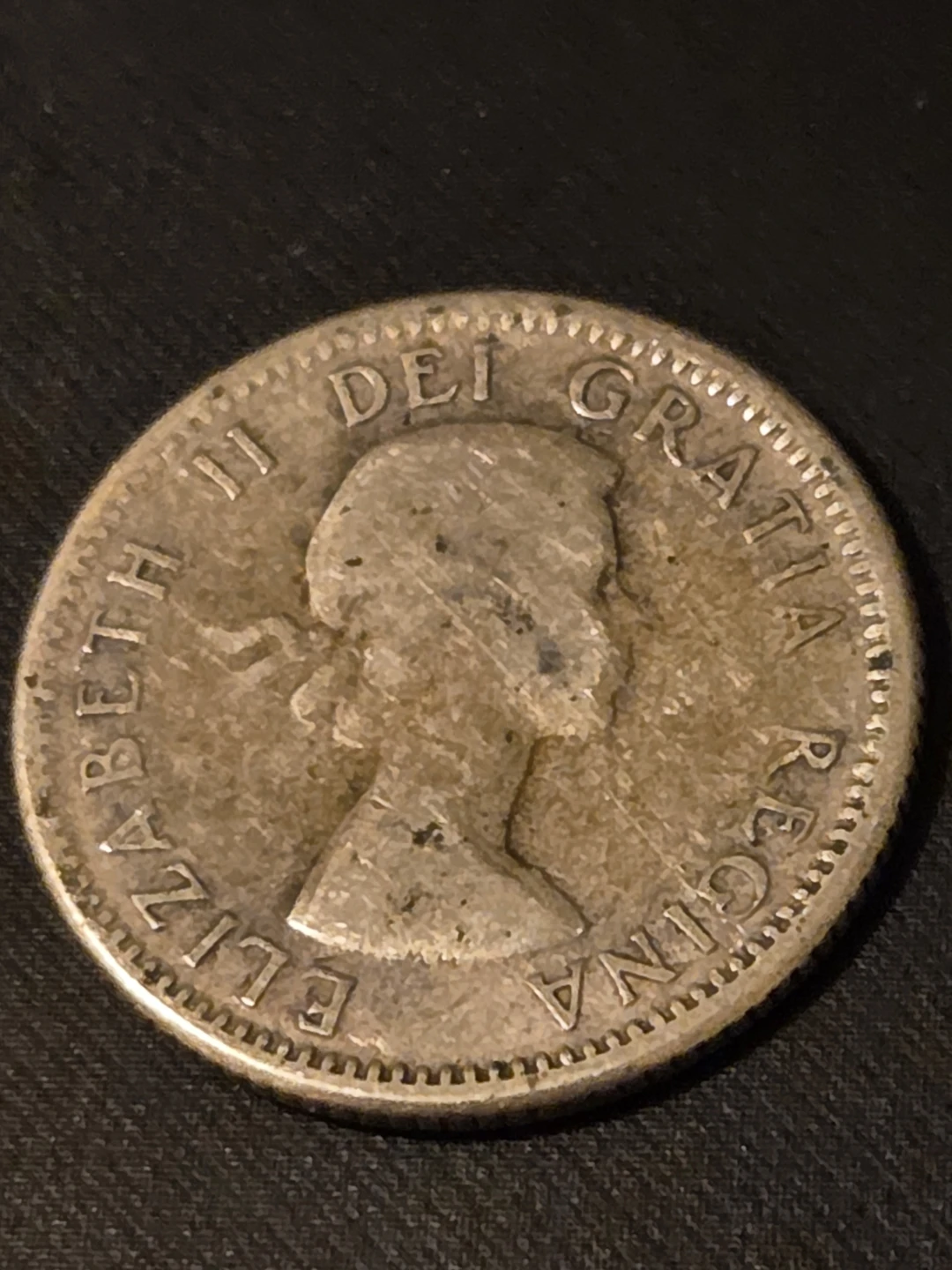 1956 Canada 10 Cents Coin - photo 2
