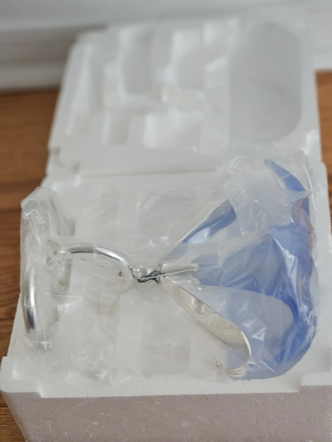 Oneida Amaryllis Candle Holder - Frosted Blue - photo 3