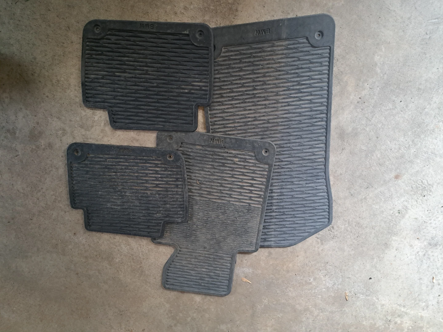 BMW Rubber Floor Mats Set