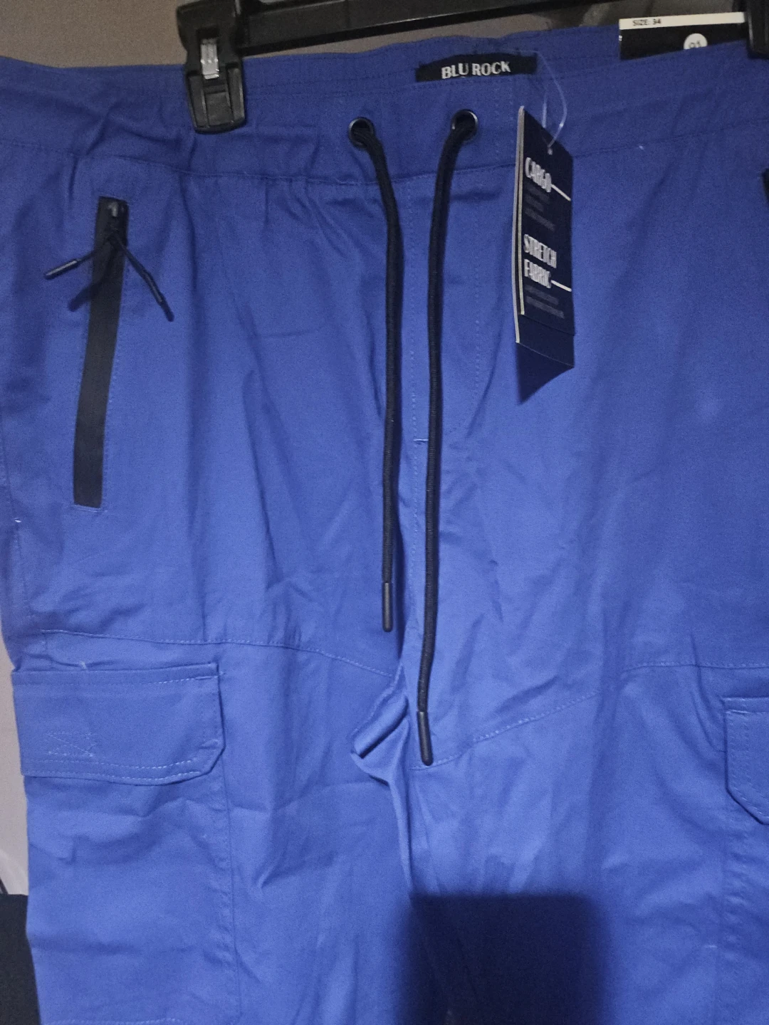 Blu Rock Blue Cargo Stretch Pants Size 34 - photo 2