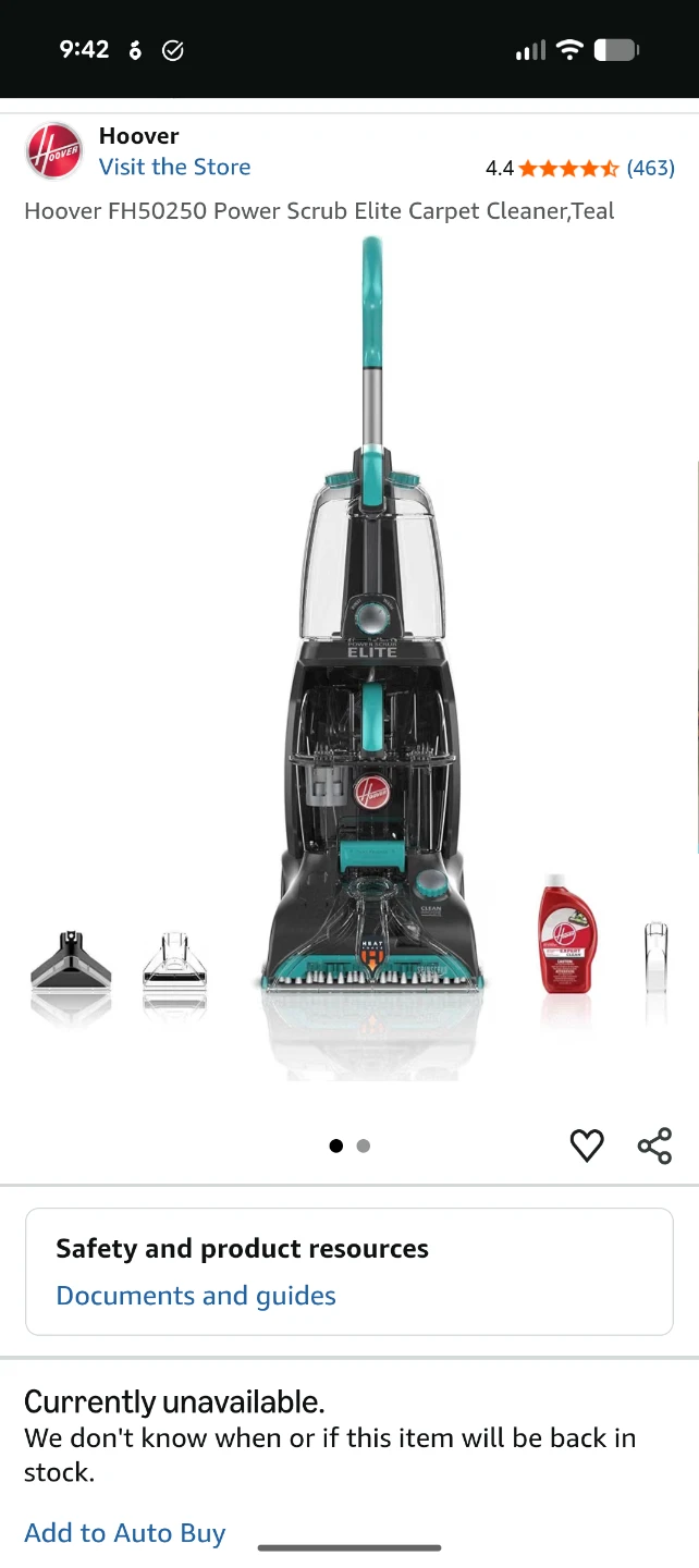 Hoover Power Scrub Elite Carpet Cleaner