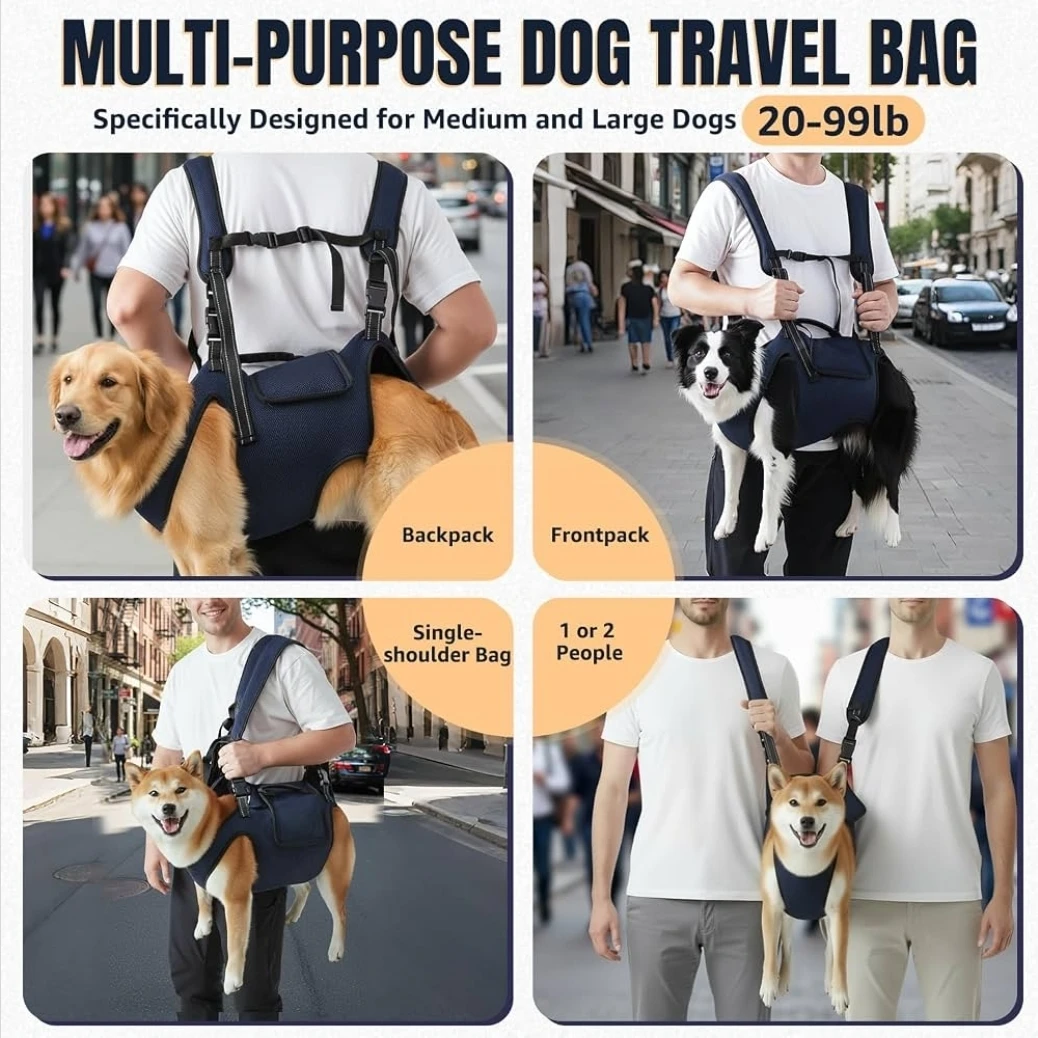 Dog Lift Harness Full Body Sling Carrier - photo 5