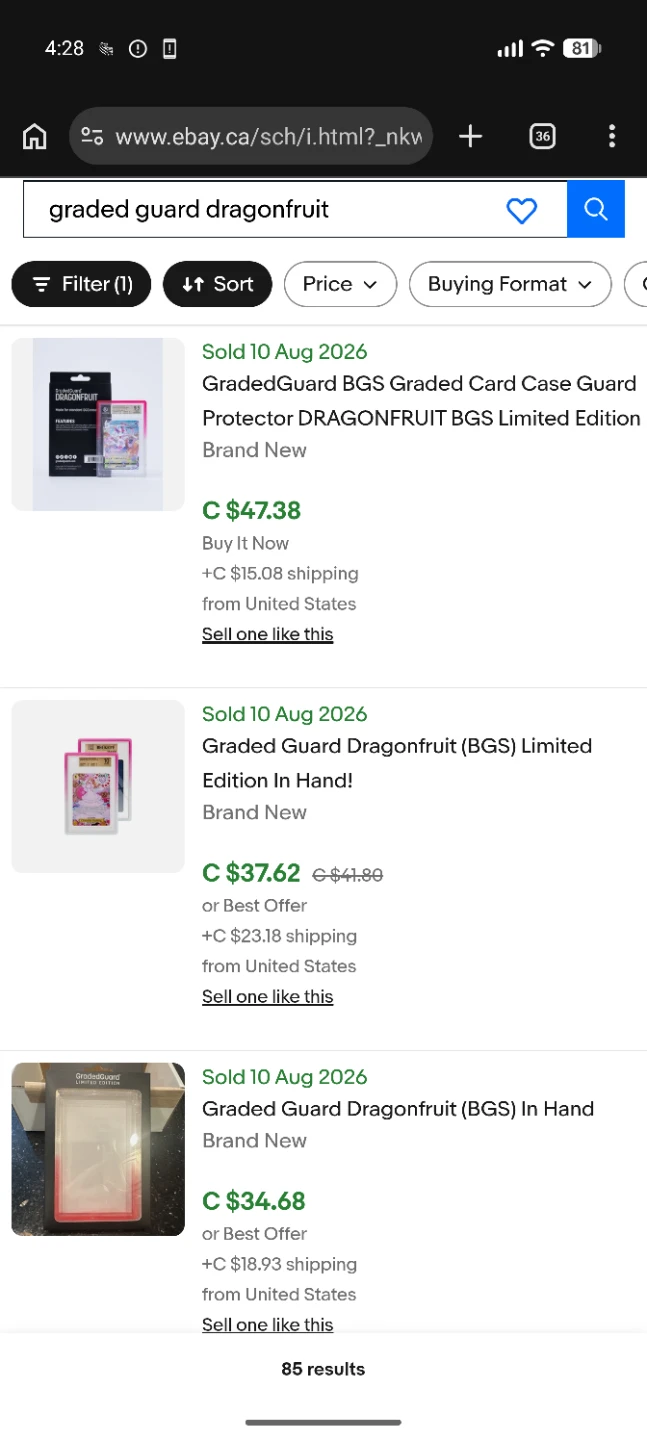 Graded Guard Dragonfruit Limited Edition Card Case Dragonfruit - photo 3